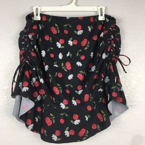 Torrid Ruched High Waist Skirted Swimsuit bottom 2